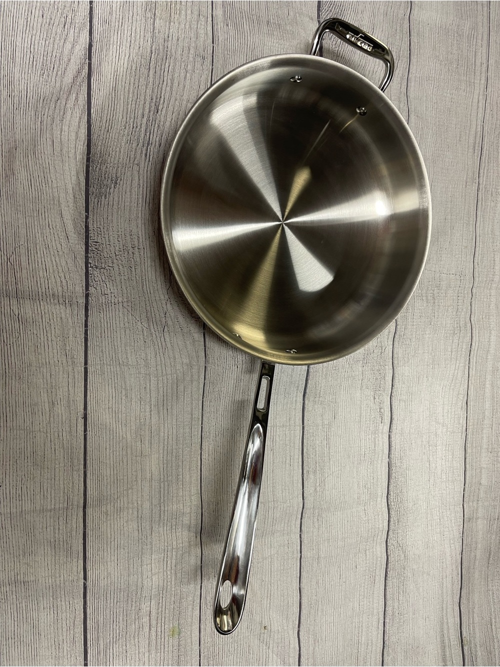 New All-Clad 6qt. Copper-Core Saute Pan